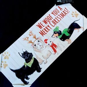 Christmas Dogs Canvas Wall Art Decor